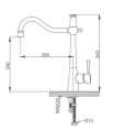 Смеситель для кухни Gappo G4398-12 хром