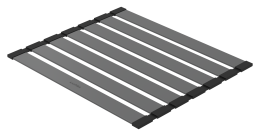 Рулонный коврик-подставка Kantera Dish-Mat CNR3844R - Black Pearl