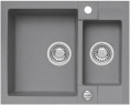 Мойка для кухни Alveus Rock 80 Concrete G81, клапан-автомат