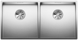Мойка Blanco Claron 400/400-IF нерж. сталь, зеркальная полировка, отводная арматура InFino
