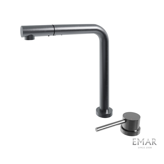 Смеситель для кухни Еmar ЕС - 7027 PVD Dark