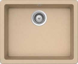 Мойка для кухни Schock Quadro 60U Cristalite подстольный монтаж лунный камень