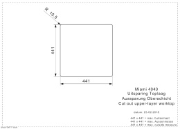 Мойка для кухни Reginox Miami 40x40 Gold 3,5" PVD (R30714)