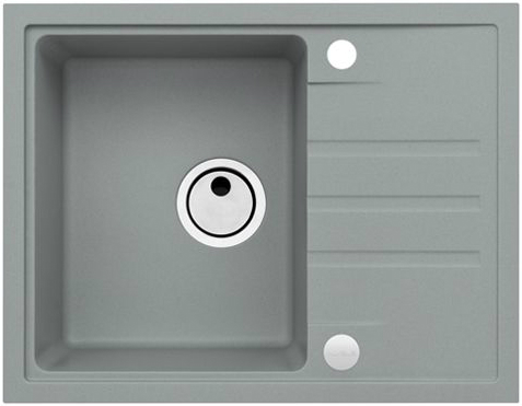 Мойка для кухни Alveus Intermezzo 30 Concrete G81, клапан-автомат