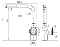 Смеситель для кухни Paulmark Urban Ur213104-AN антрацит