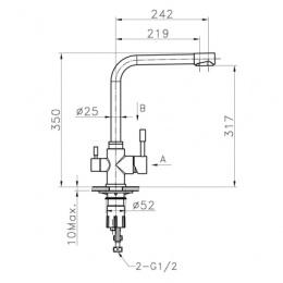 Смеситель для кухни Lemark Expert LM5060S