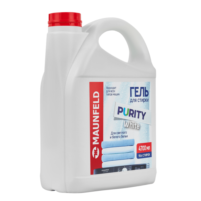 Гель для стирки Maunfeld Purity White 4700мл MWL4700PW