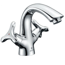 Смеситель Kaiser Trio 57011 хром для умывальника