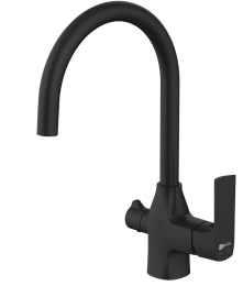 Смеситель для кухни Lemark Ursus LM7261BL черный