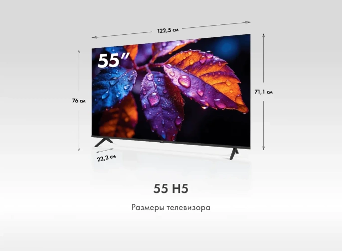ТЕЛЕВИЗОР HAIER 55H5GUX
