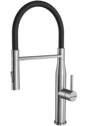 Смеситель для кухни KuchenStern Kern-E 406SS40 нержавеющая сталь