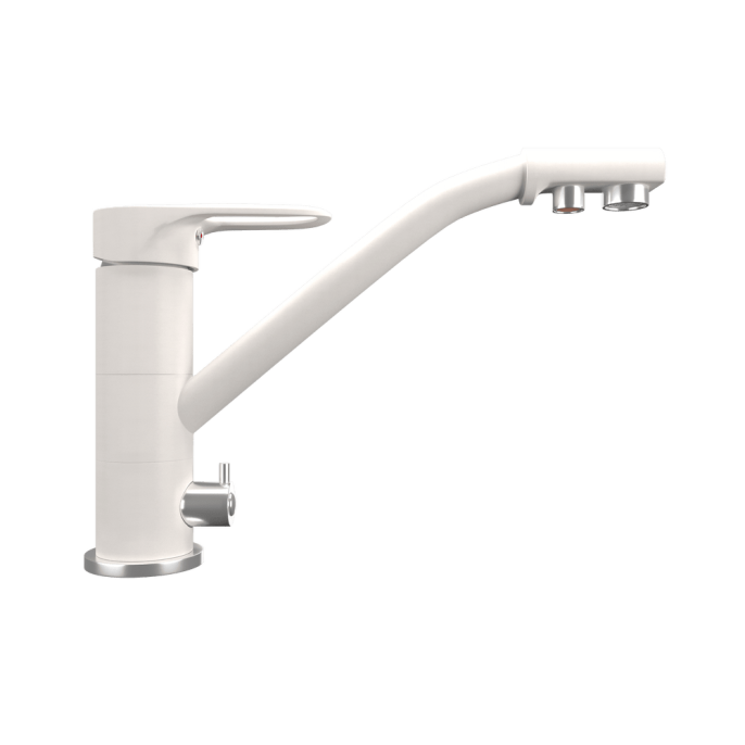 Кухонный смеситель MAUNFELD MFQT-10W кремовый