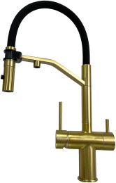 Смеситель для кухни MILACIO Ultra 557 (MCU.557.GD) матовое золото