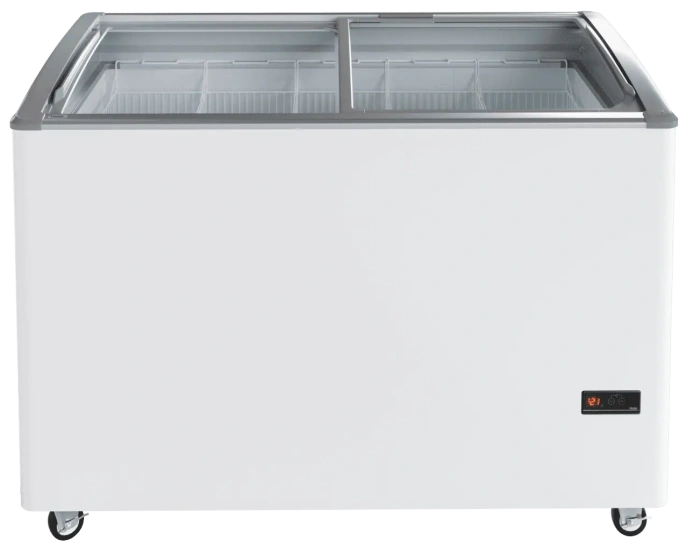 КОММЕРЧЕСКИЙ МОРОЗИЛЬНЫЙ ЛАРЬ HAIER SD-416AELUA С ПОДСВЕТКОЙ