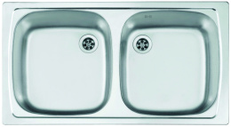 Мойка для кухни Alveus Basic 160 Nat, слив 60 мм