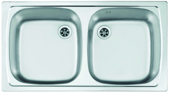 Мойка для кухни Alveus Basic 160 (Leinen), слив 60 мм