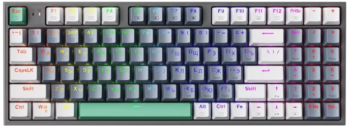КЛАВИАТУРА ИГРОВАЯ ПРОВОДНАЯ MACHENIKE K500-B94 MOONSTONE
