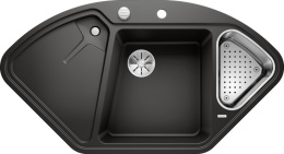 Мойка Blanco Delta II клапан-автомат InFino® черный