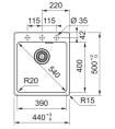 Мойка для кухни Franke MRG 610-39 белый