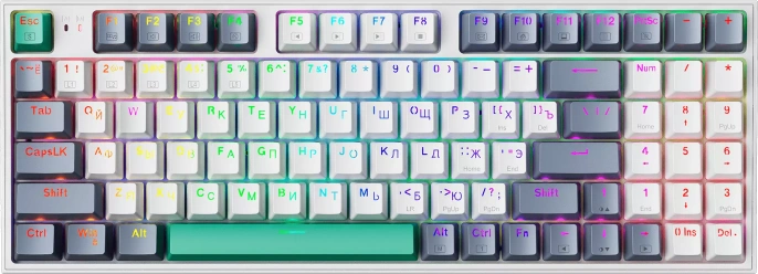 ИГРОВАЯ ПРОВОДНАЯ КЛАВИАТУРА MACHENIKE K500 B94 POLAR SE