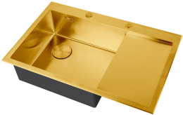 Мойка для кухни Zorg Lux 7851-L Bronze бронза с накладкой