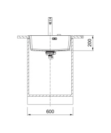 Мойка для кухни Franke MRG 610-54 FTL Fragranite черный матовый