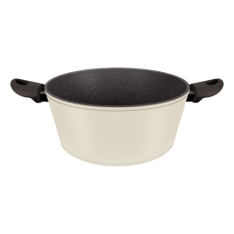 Кастрюля FILIGRANA EDDA FG20EDD01CS из кованого алюминия со стеклянной крышкой, 20 см