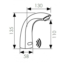 Сенсорный смеситель KAISER Sensor 38411