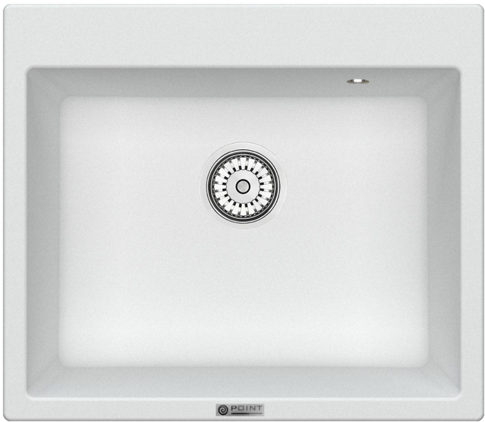 Мойка для кухни Point Бинга 60 PN3003W, белый