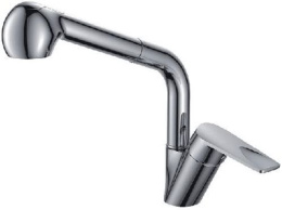 Смеситель для кухни с выдвижной лейкой Ledeme H40 L6040