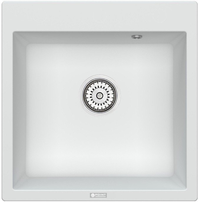 Мойка для кухни Point Арбель 51 PN3001W, белый