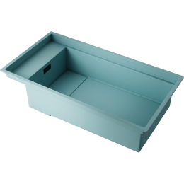 Мойка для кухни Omoikiri Kinaru PRO 86-U/I AZ azur blue матовый