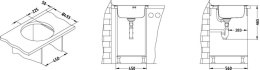 Мойка для кухни Alveus Form 30 (Satin) слив 90 мм