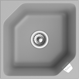 Мойка для кухни Rivelato Locus 50 grigio metallizzato серый