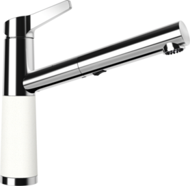 Смеситель Schock SC-510-D Cristalite альпина/хром