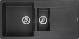Мойка для кухни Reginox Amsterdam 15 Black Silvery 3,5" (R30967)