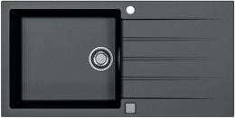 Мойка для кухни Alveus Cadit 50 Carbon G91, клапан-автомат