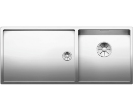 Мойка Blanco Claron 400/550-T-U нерж. сталь чаша справа, зеркальная полировка, InFino
