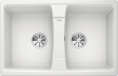 Мойка для кухни Blanco Lexa 8 белый, отводная арматура InFino