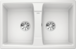 Мойка для кухни Blanco Lexa 8 белый, отводная арматура InFino
