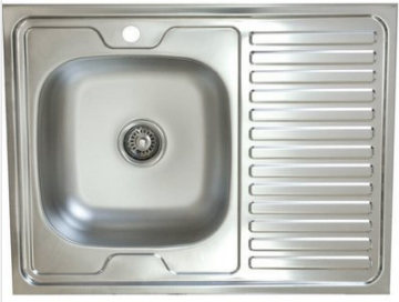 Мойка для кухни накладная 60x80 см Ledeme L98060-08L глянцевая
