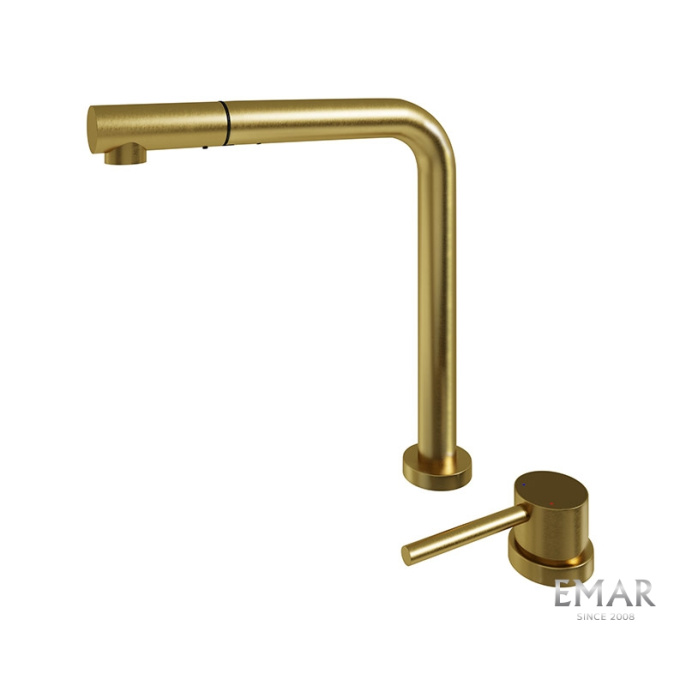 Смеситель для кухни Еmar ЕС - 7027 PVD Golden