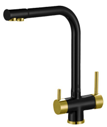 Смеситель для кухни Zorg ZR 348 YF Black Bronze