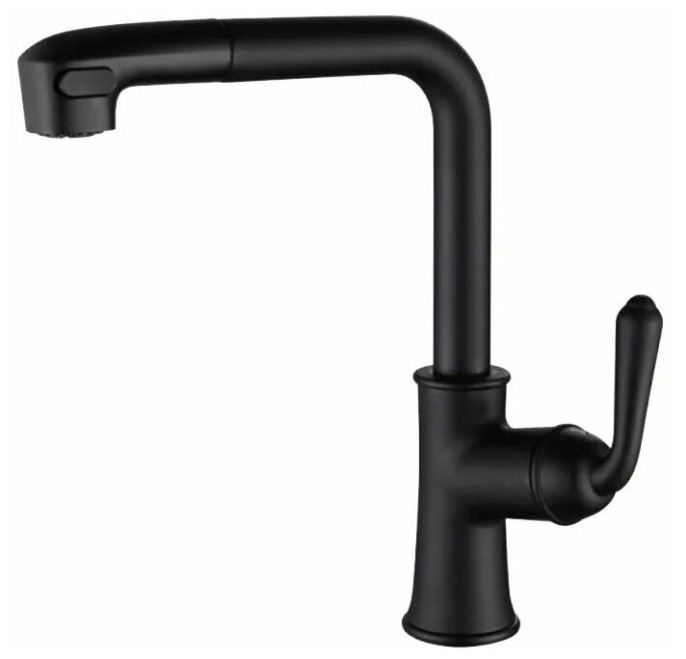 Смеситель для кухни Vivi Felice 0519 Nero Opaco