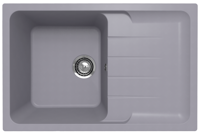 Мойка для кухни Ulgran Quartz Gerda 780 бетон