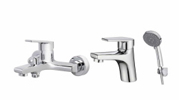 Комплект смесителей kaiser ECO 00011+00022 хром
