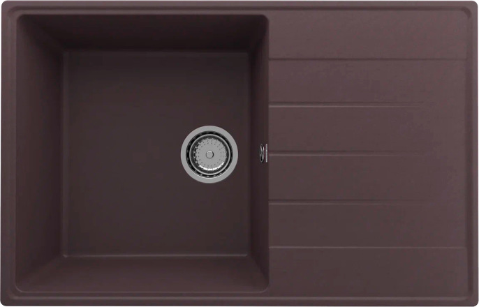 Мойка для кухни Ulgran Quartz Prima 780 трюфель