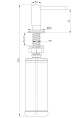 Дозатор Paulmark Decus D004-BR бронза