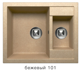 Мойка для кухни Tolero R-109 бежевый
