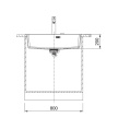 Мойка для кухни Franke MRG 610-73 Fragranite белый